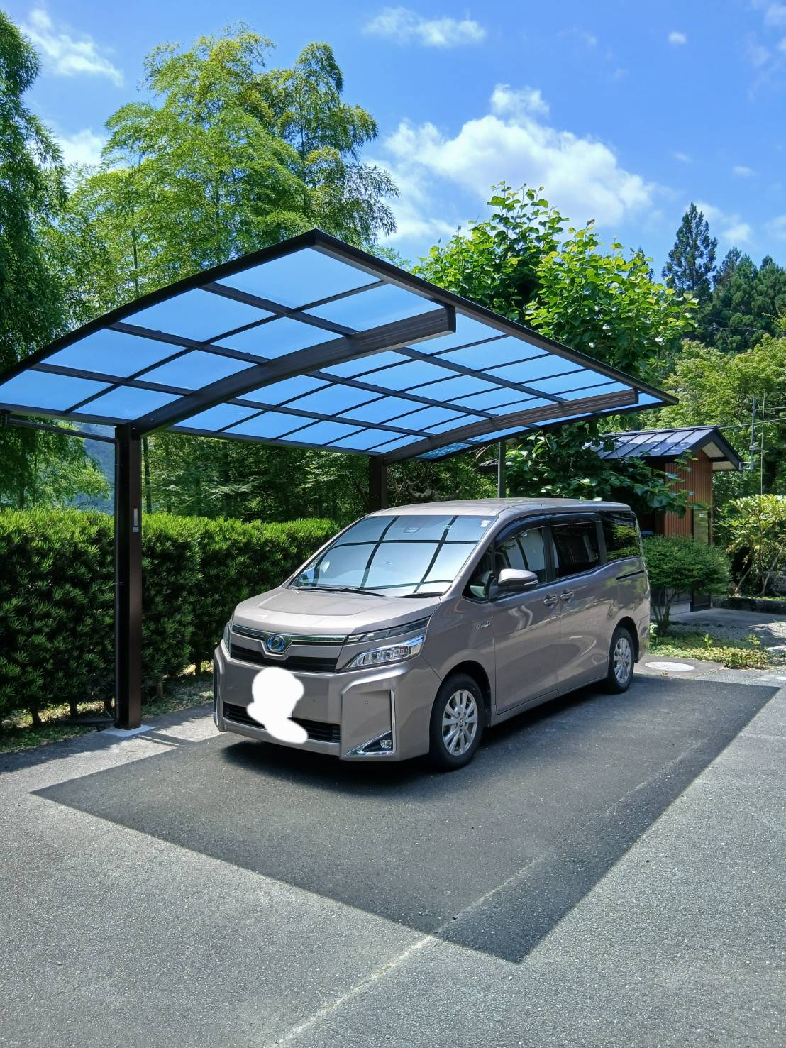 【豊橋市】カーポート設置工事「YKK」
