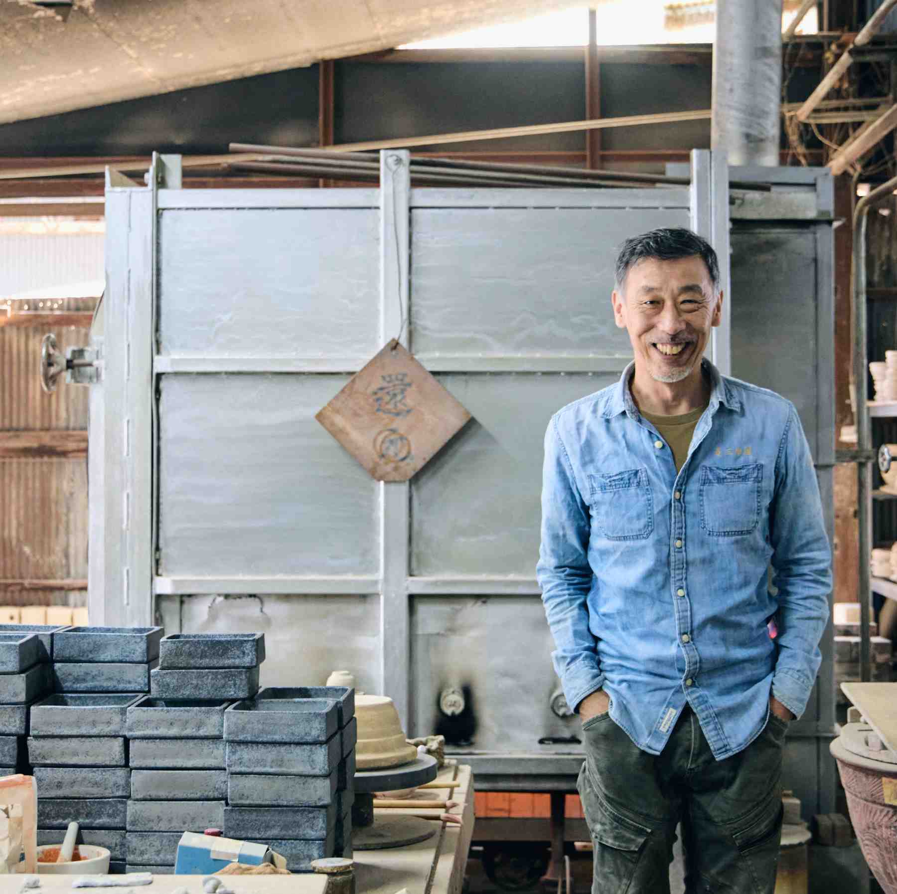 (株)菱三陶園5代目当主・小川公男さん