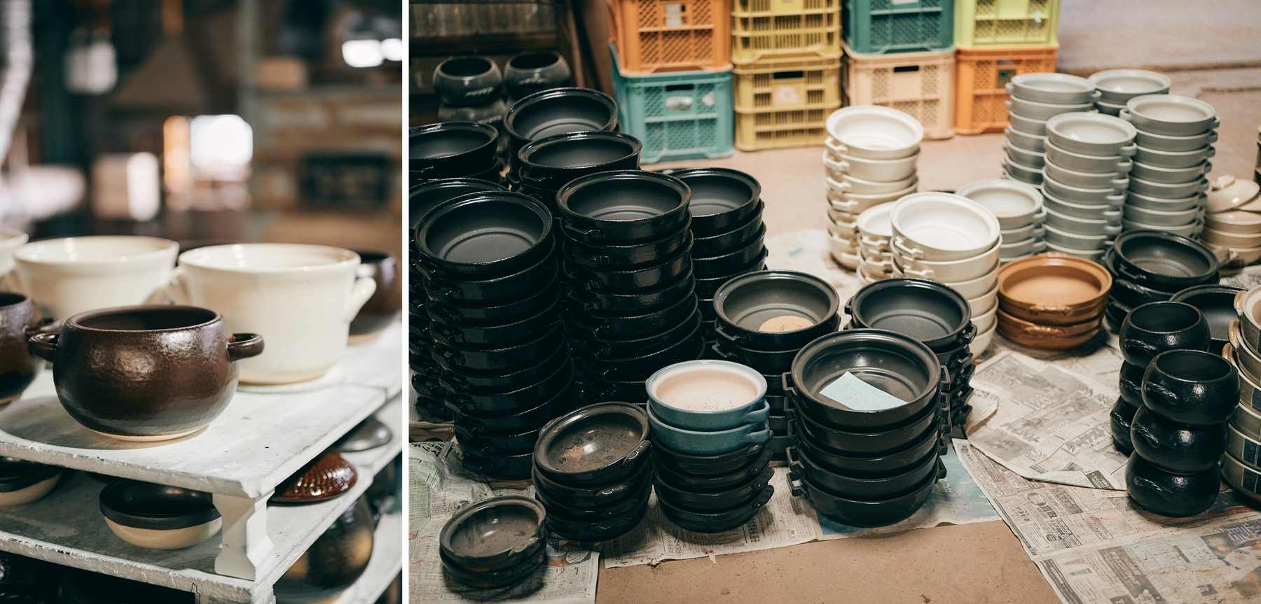 三鈴陶器のバライエティ豊かな土鍋たち