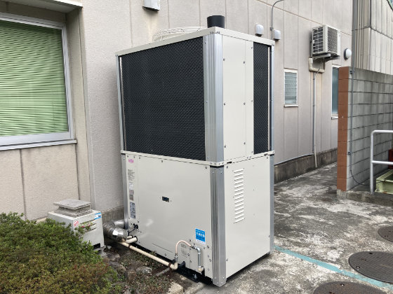 ガスヒートポンプ 入替 完了