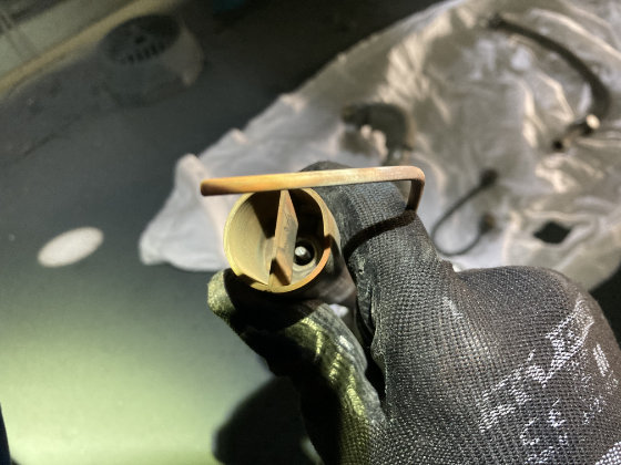 バーナー火口 清掃前