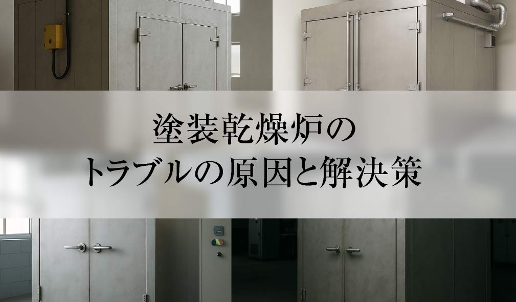 塗装乾燥炉のトラブルの原因と解決策