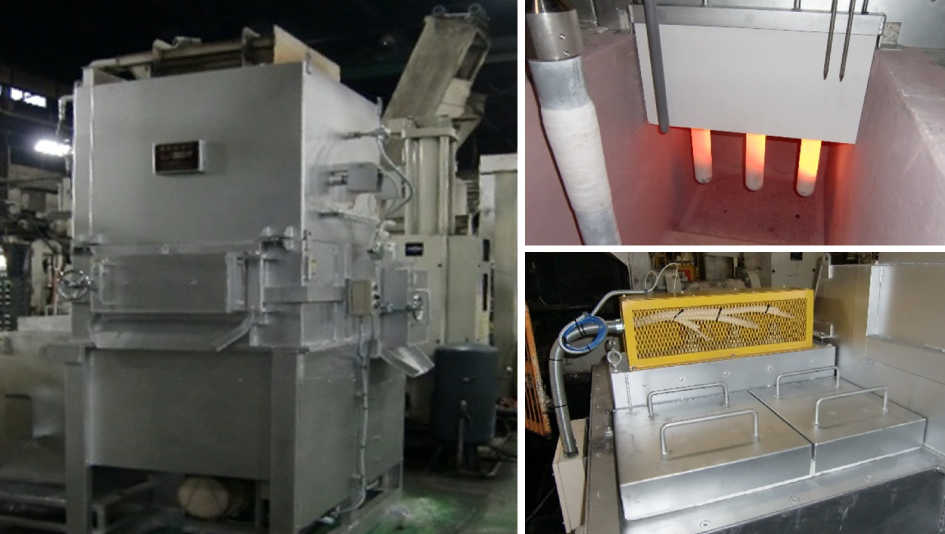 CNの取組として電気ハイブリット式溶解炉の導入