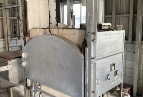 テスト窯　築炉修理