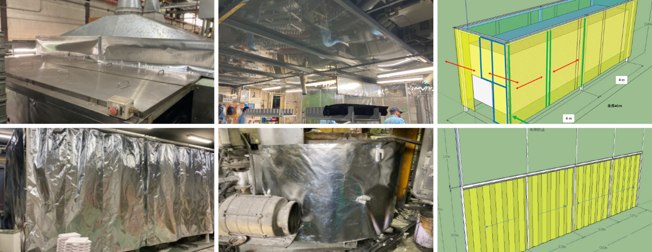 サーモバリアフィット遮熱シートの施工事例