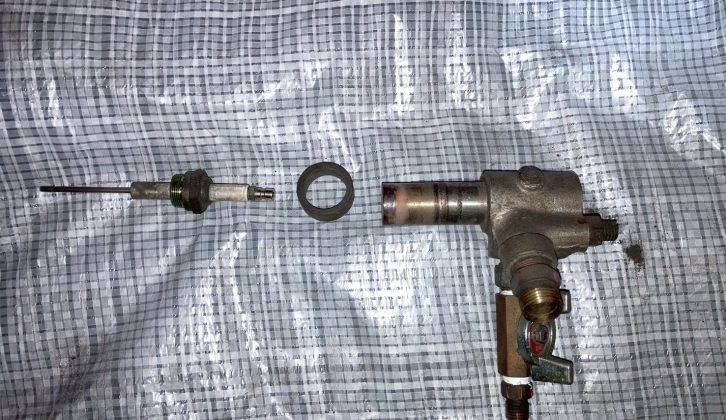 パイロットバーナー分解清掃