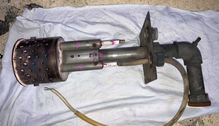 バーナー全景 分解